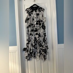Simply Vera Vera Wang Black and White High Low Dress